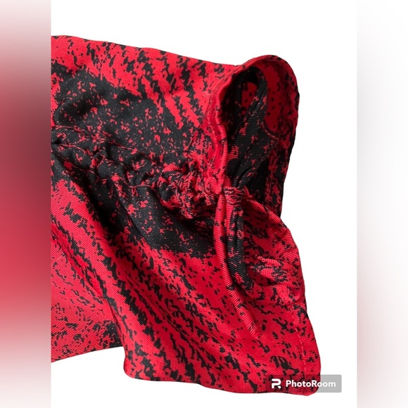 Cocomo Women’s Silky 3/4 Sleeve Button Down Blouse in Red and Black Plaid Sz S - Picture 7 of 7